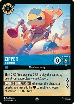Zipper - Big Helper (12-150) (Cold Foil)