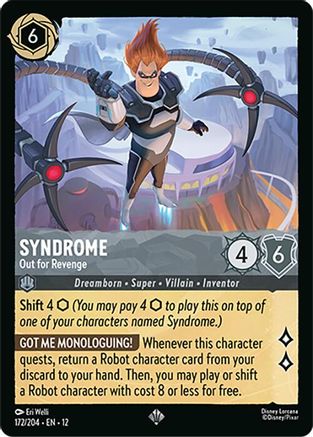 Syndrome - Out for Revenge (12-172) (Cold Foil)