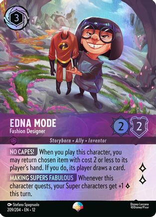 Edna Mode - Fashion Designer (Epic) (12-209) (Holofoil)