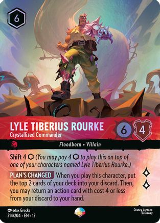 Lyle Tiberius Rourke - Crystallized Commander (Epic) (12-214) (Holofoil)