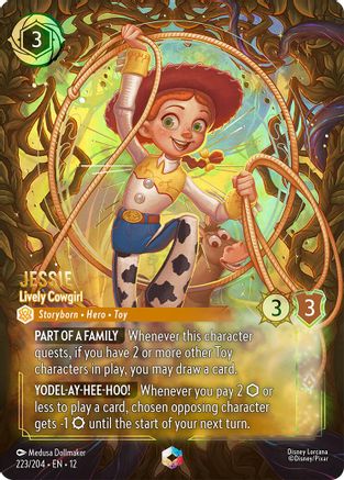 Jessie - Lively Cowgirl (Enchanted) (12-223) (Holofoil)