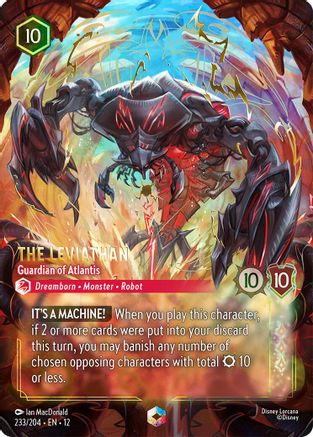 The Leviathan - Guardian of Atlantis (Enchanted) (12-233) (Holofoil)