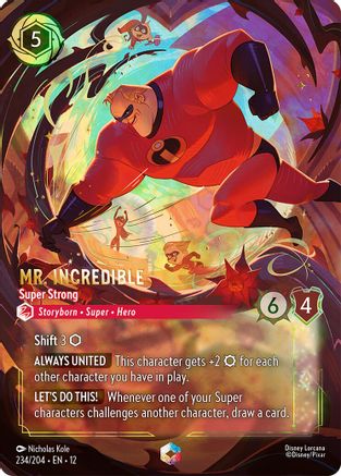 Mr. Incredible - Super Strong (Enchanted) (12-234) (Holofoil)