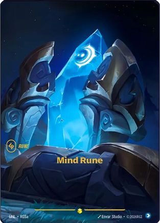 Mind Rune (Alternate Art) (UNL-R03a) (Foil)