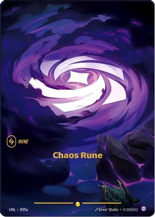 Chaos Rune (Alternate Art) (UNL-R05a) (Foil)