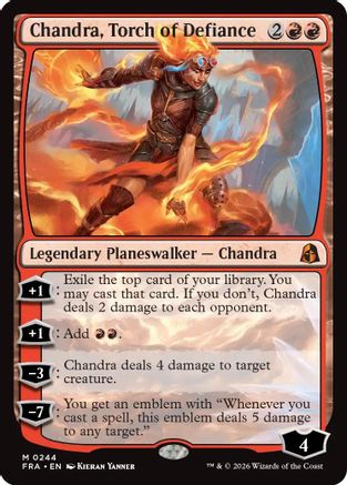 Chandra, Torch of Defiance (FRA-244) (Foil)