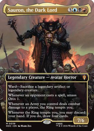 Sauron, the Dark Lord (Borderless) (HOC-036)
