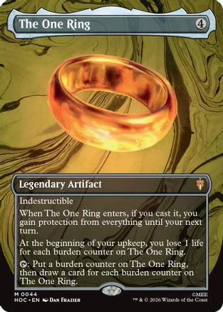 The One Ring (Borderless) (HOC-044) (Foil)