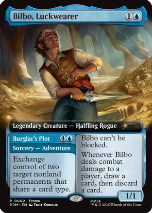 Bilbo, Luckwearer (Extended Art) (PW26-002) (Foil)