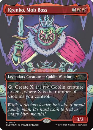Krenko, Mob Boss (SLD-2407) (Foil)