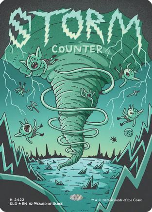 Storm Counter Token (SLD-2422) (Foil)