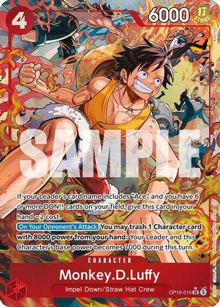 Monkey.D.Luffy (Alternate Art) (OP16-015) (Foil)