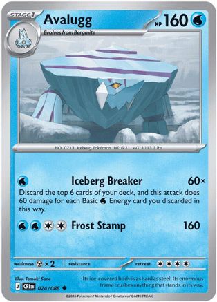 Avalugg (CRI-024) (Reverse Holofoil)