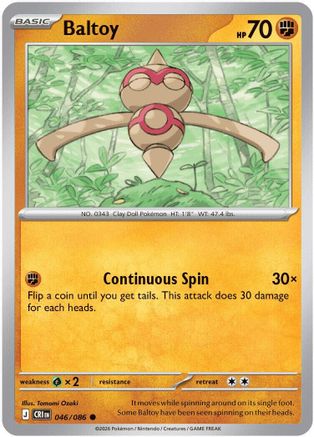 Baltoy (CRI-046) (Reverse Holofoil)