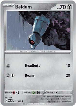 Beldum (CRI-059) (Reverse Holofoil)