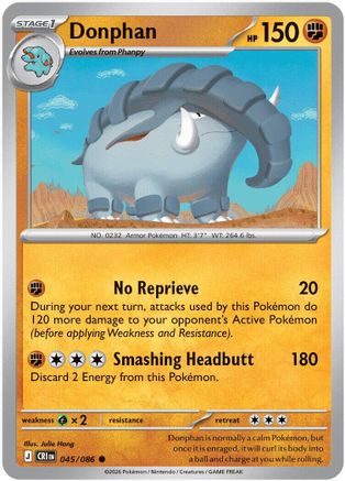 Donphan (CRI-045) (Reverse Holofoil)