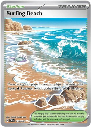 Surfing Beach (CRI-114) (Holofoil)