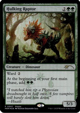 Hulking Raptor (MEDIA-007) (Foil)