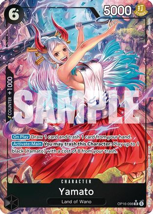 Yamato (098) (Alternate Art) (OP16-098) (Foil)
