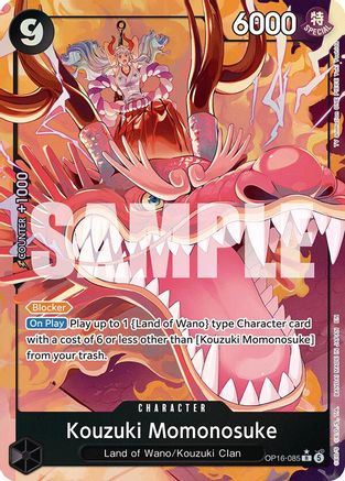 Kouzuki Momonosuke (085) (Alternate Art) (OP16-085) (Foil)