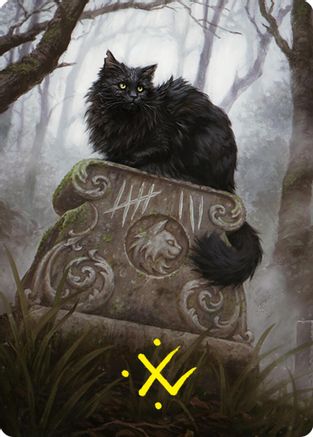 Nine-Lives Familiar 2 Art Card (36/54) (Gold-Stamped Signature) (ASFDN-036)