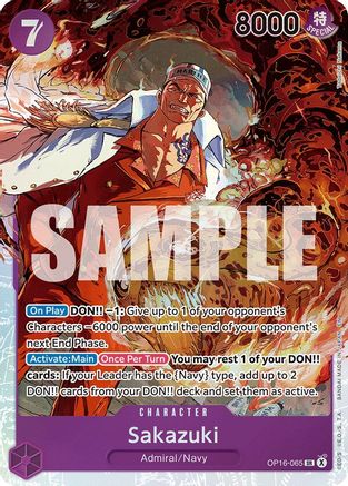 Sakazuki (OP16-065) (Foil)