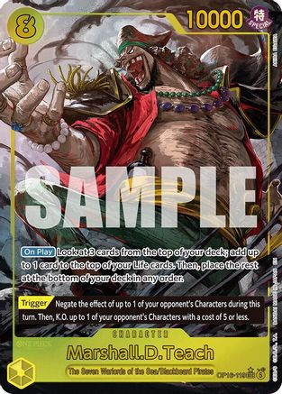 Marshall.D.Teach (119) (Alternate Art) (OP16-119) (Foil)
