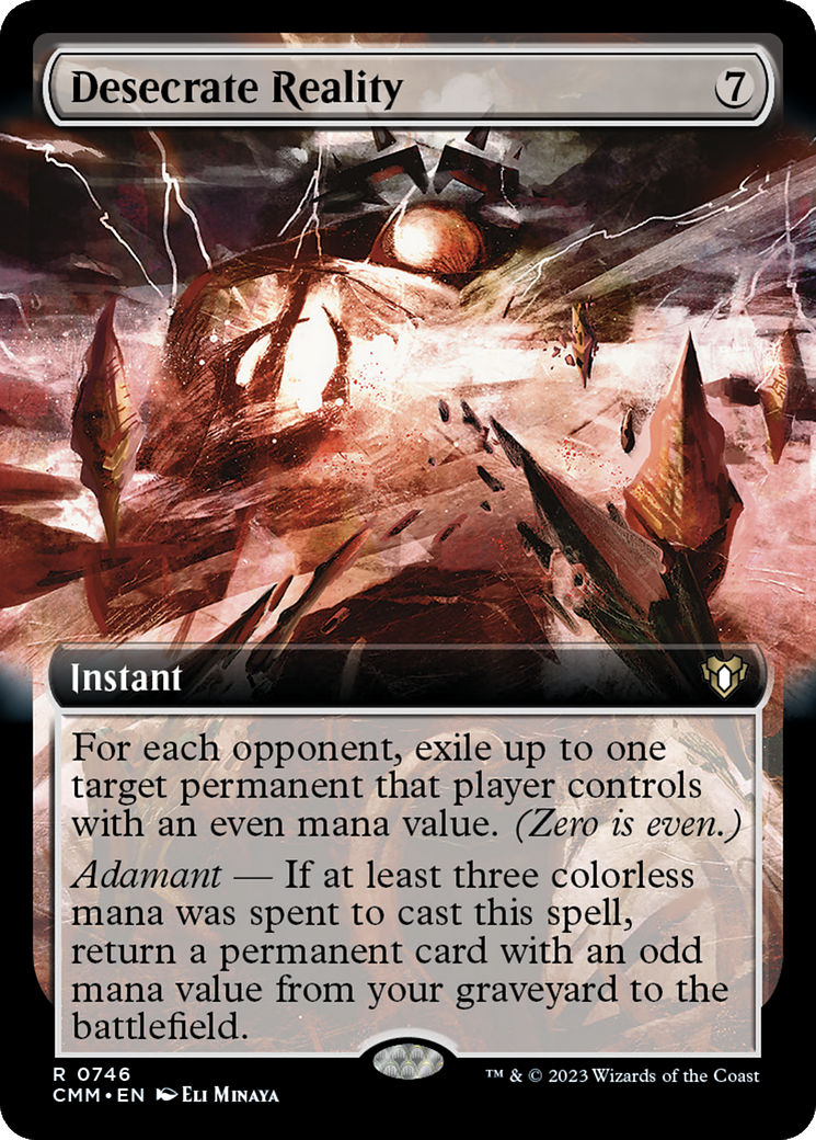 Desecrate Reality (CMM-746) (Extended Art) (Foil)