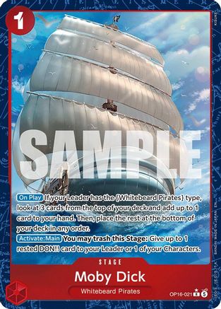 Moby Dick (Alternate Art) (OP16-021) (Foil)