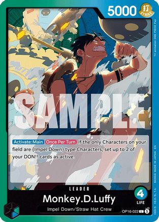Monkey.D.Luffy (022) (OP16-022)