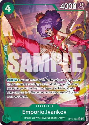Emporio.Ivankov (026) (Alternate Art) (OP16-026) (Foil)