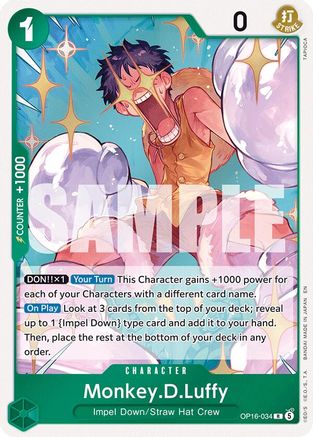 Monkey.D.Luffy (034) (OP16-034) (Foil)