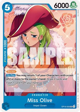 Miss Olive (OP16-050)