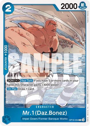 Mr.1(Daz.Bonez) (OP16-054) (Foil)
