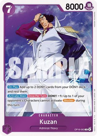 Kuzan (OP16-063) (Foil)