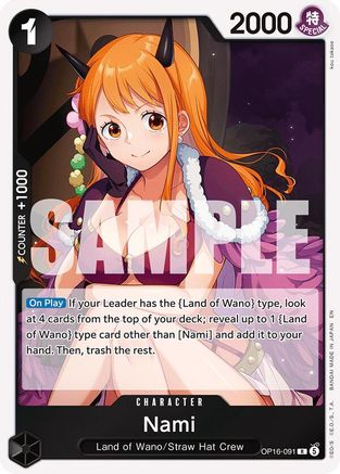 Nami (OP16-091) (Foil)