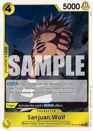 Sanjuan.Wolf (OP16-106) (Foil)