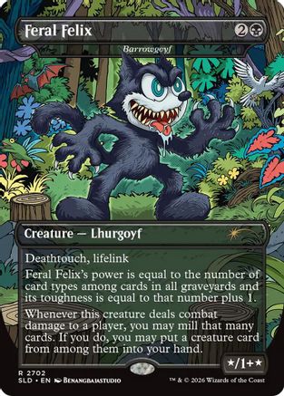Feral Felix  - Barrowgoyf (SLD-2702) (Foil)