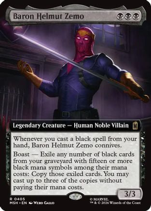 Baron Helmut Zemo (Extended Art) (MSH-405) (Foil)
