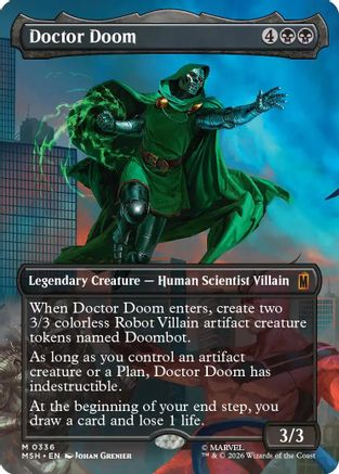 Doctor Doom (Borderless) (336) (MSH-336) (Foil)