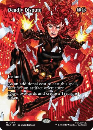 Deadly Dispute (Borderless) (MAR-064) (Foil)