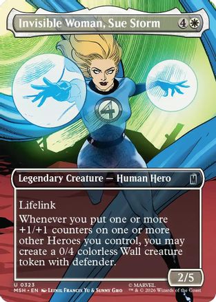 Invisible Woman, Sue Storm (Borderless) (MSH-323)