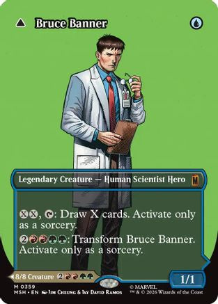 Bruce Banner (Borderless) (0359) (MSH-359) (Foil)