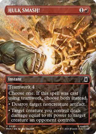 HULK SMASH! (Borderless) (MSH-332)