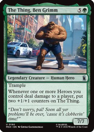 The Thing, Ben Grimm (MSH-190) (Foil)