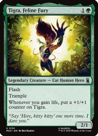 Tigra, Feline Fury (MSH-191) (Foil)