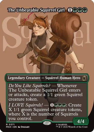 The Unbeatable Squirrel Girl (Borderless) (MSH-371)