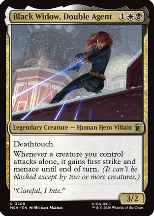 Black Widow, Double Agent (MSH-208) (Foil)