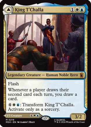 King T'Challa (MSH-219) (Foil)