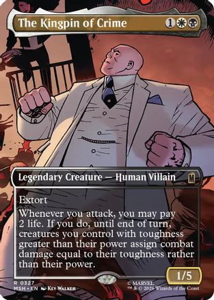 The Kingpin of Crime (Borderless) (0327) (MSH-327) (Foil)